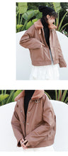 Load image into Gallery viewer, New Winter Sueded Korean Leather Coat with Belt Decorative Large Pocket Loose Leather Coat 3066