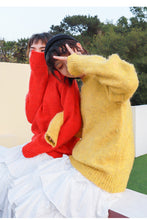 Load image into Gallery viewer, "Clearance seconds kill 76 yuan no refund no change" sweater women's round neck loose pullover sweater 921 in autumn and winter