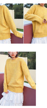 Load image into Gallery viewer, "Clearance seconds kill 76 yuan no refund no change" sweater women's round neck loose pullover sweater 921 in autumn and winter
