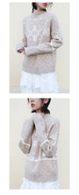 Load image into Gallery viewer, "Clearance seconds kill 76 yuan not to return not to change" fawn sweater women loose round neck pullover sweater 1806