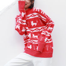 Load image into Gallery viewer, "Clearance seconds kill 76 yuan not to return not to change" fawn sweater women loose round neck pullover sweater 1806