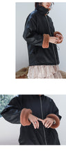 Load image into Gallery viewer, Women's Jackets, Leather Garments, Short Motorcycle Garments, Women's Sueded Coats, Loose Leather Garments 3072