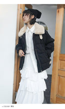 Load image into Gallery viewer, 2018 Winter New ins Korean Short Coat Female cotton-padded jacket Thickened Loose White Duck Down Jacket Female 3037
