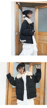 Load image into Gallery viewer, 2018 Winter New ins Korean Short Coat Female cotton-padded jacket Thickened Loose White Duck Down Jacket Female 3037