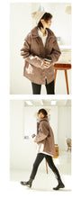 Load image into Gallery viewer, [clearing warehouse and killing 186 cases without return or change] locomotive clothes washed Pu jacket and thicker leather clothes 3073