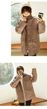 Load image into Gallery viewer, [clearing warehouse and killing 186 cases without return or change] locomotive clothes washed Pu jacket and thicker leather clothes 3073