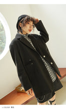 Load image into Gallery viewer, Spring and Summer 2019 New Korean Version Women's Medium and Long Leisure Suit Jacket Women's Loose Pure Color Small Suit 3081