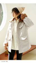 Load image into Gallery viewer, [clearing warehouse and killing 186 cases without return or change] locomotive clothes washed Pu jacket and thicker leather clothes 3073
