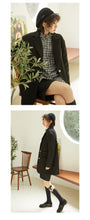 Load image into Gallery viewer, Spring and Summer 2019 New Korean Version Women's Medium and Long Leisure Suit Jacket Women's Loose Pure Color Small Suit 3081