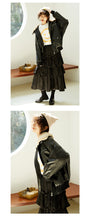 Load image into Gallery viewer, Leather coat female 2018 Korean version of double collar motorcycle suit plus velvet women's jacket coat loose leather coat female winter 3079