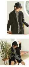 Load image into Gallery viewer, Spring and Summer 2019 New Korean Version Women's Medium and Long Leisure Suit Jacket Women's Loose Pure Color Small Suit 3081