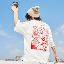 Load image into Gallery viewer, Spring and summer 2019 new sanding base shirt women casual crew neck T-shirt women embroidered short sleeve T-shirt 9950