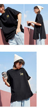 Load image into Gallery viewer, Spring 2009 cotton T-shirt Korean version women's loose BF jacket round collar cartoon short sleeve blouse 80160