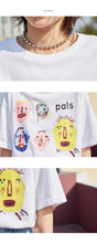 Load image into Gallery viewer, Spring 2019 New Women's Wear Thickened Ground Short-sleeved Women's Round Neck Medium-long Printed T-shirt 80202