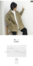 Load image into Gallery viewer, 2018 New Korean Version Loose Pure Pocket Locomotive Clothes Pu Leather Clothes Short Winter Leisure Outerwear Trendy 3087