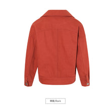 Load image into Gallery viewer, [ Journal of the Philippines] Woven lapel coat 2019 spring new women's single Breasted long-sleeved casual jacket 97137