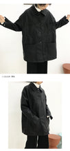 Load image into Gallery viewer, 2018 New Korean Version Loose Pure Pocket Locomotive Clothes Pu Leather Clothes Short Winter Leisure Outerwear Trendy 3087
