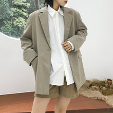 Load image into Gallery viewer, The 2018 Winter New Coat Hepburn Little Woolen Coat Female Student Short Suit 3089 Solid Color