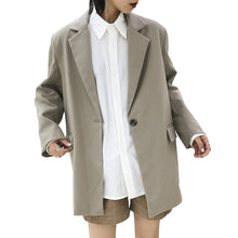 Load image into Gallery viewer, The 2018 Winter New Coat Hepburn Little Woolen Coat Female Student Short Suit 3089 Solid Color