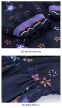 Load image into Gallery viewer, French Dresses Spring 2019 New Women's Suit Head Long Sleeve Printed Chiffon Dresses 63179