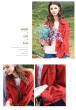 Load image into Gallery viewer, [ Journal of the Philippines] Woven lapel coat 2019 spring new women's single Breasted long-sleeved casual jacket 97137