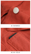 Load image into Gallery viewer, [ Journal of the Philippines] Woven lapel coat 2019 spring new women's single Breasted long-sleeved casual jacket 97137