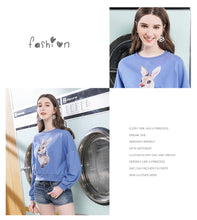 Load image into Gallery viewer, Spring 2009 New Women's Dress Round-necked Lantern Sleeve Top