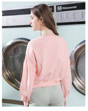 Load image into Gallery viewer, Spring 2009 New Women's Dress Round-necked Lantern Sleeve Top