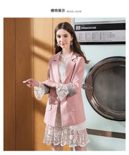 Load image into Gallery viewer, Spring 2009 New Women's Wear A Button-and-Colour Shuttle Weaving Small Suit Temperament Famous Jacket 97095