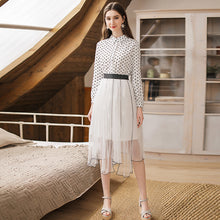 Load image into Gallery viewer, Spring 2009 New Women's Wear Elastic Strap Irregular Skirt Sweet Baitie Mesh Half-length Skirt 25011