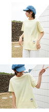 Load image into Gallery viewer, Spring 2019 New Women's Wear Coloured Ins Short-sleeved T-shirt Loose Korean Edition with Top Half-sleeve Underwear 3107