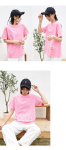 Load image into Gallery viewer, Spring 2019 New Women's Wear Coloured Ins Short-sleeved T-shirt Loose Korean Edition with Top Half-sleeve Underwear 3107