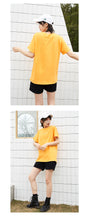 Load image into Gallery viewer, Loose-fitting student half-sleeve T-shirt for women in spring and summer of 2019 new Korean alphabetic jacket with short sleeves and undercoat 3108
