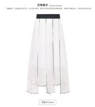 Load image into Gallery viewer, Spring 2009 New Women's Wear Elastic Strap Irregular Skirt Sweet Baitie Mesh Half-length Skirt 25011