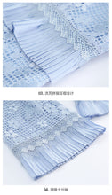 Load image into Gallery viewer, 2019 Autumn new women's air round collar French Campanulaceae skirt temperament light ripe silk Bud dress 63157