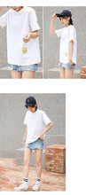 Load image into Gallery viewer, Spring 2019 New Women's Wear Coloured Ins Short-sleeved T-shirt Loose Korean Edition with Top Half-sleeve Underwear 3107