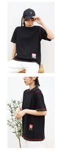 Load image into Gallery viewer, Spring 2019 New Women's Wear Coloured Ins Short-sleeved T-shirt Loose Korean Edition with Top Half-sleeve Underwear 3107