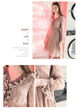 Load image into Gallery viewer, Spring 2009 New Women's Dresses Long Flare Sleeve Printed Skirt Temperament Chiffon Dress 63128