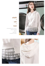 Load image into Gallery viewer, Spring 2009 New Women's Dresses and Hats Stitching Pure-color Sanitary Clothes and Leisure Jacket 51031