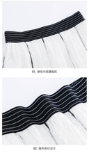 Load image into Gallery viewer, Spring 2009 New Women's Wear Elastic Strap Irregular Skirt Sweet Baitie Mesh Half-length Skirt 25011