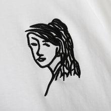 Load image into Gallery viewer, Spring 2019 New Korean Version Loose Top with Short Sleeves, Embroidered Ins T-shirt and Female Tide 3152