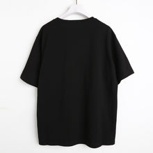 Load image into Gallery viewer, Spring 2019 New Women's Crewneck Short Sleeve T-Shirt Solid Color Cotton Simple Loose Printing Backing Shirt 3135