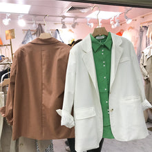 Load image into Gallery viewer, Women's suit jacket 2019 Spring suit new Korean version loose temperament leisure suit Korean ins3163
