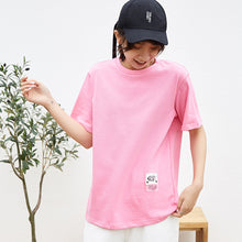 Load image into Gallery viewer, Spring 2019 New Women's Wear Coloured Ins Short-sleeved T-shirt Loose Korean Edition with Top Half-sleeve Underwear 3107