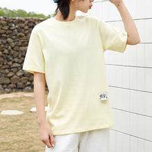 Load image into Gallery viewer, Spring 2019 New Women's Wear Coloured Ins Short-sleeved T-shirt Loose Korean Edition with Top Half-sleeve Underwear 3107