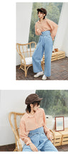 Load image into Gallery viewer, Spring/summer 2019 solid color leisure women's long sleeve thin lapel single-breasted loose student shirt jacket 3116