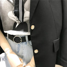 Load image into Gallery viewer, Spring 2019 new women's chic solid color Hong Kong flavor long sleeve casual slim ins Korean suit jacket 3165