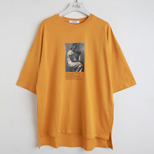 Load image into Gallery viewer, Printed short sleeve T-shirt female spring 2019 new loose students Korean version of Joker half sleeve shirt top 3133
