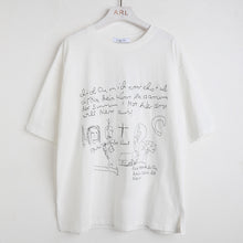 Load image into Gallery viewer, Spring 2019 New Korean Women's Printed T-Shirt Women's Half Sleeve Tide Jacket with Short Sleeve Loose Backing Shirt