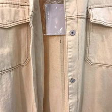 Load image into Gallery viewer, Spring 2019 New Harbor Wind Workwear Jacket for Long and Medium-length Female Students Jeans Jacket 3132 with Loose Bf Wind Jacket